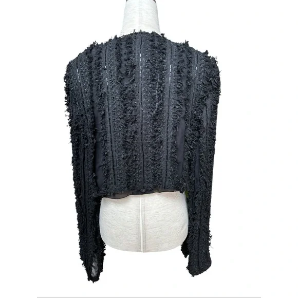 Zara Limited Edition Textured Cropped Jacket, NWT, M - Picture 12 of 16